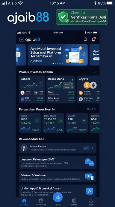 Kanal Resmi Unduh Ajaib88 untuk Android