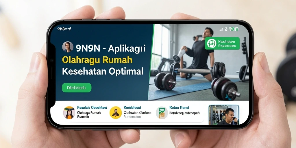 Tampilan antarmuka aplikasi 9N9N yang ramah pengguna