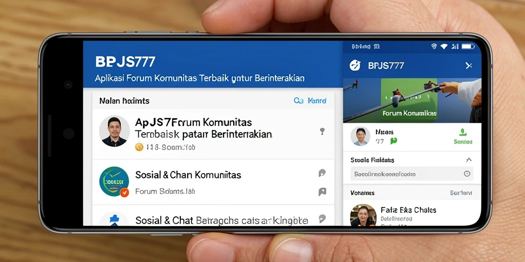 Antarmuka aplikasi BPJS777 yang sederhana dan fungsional.