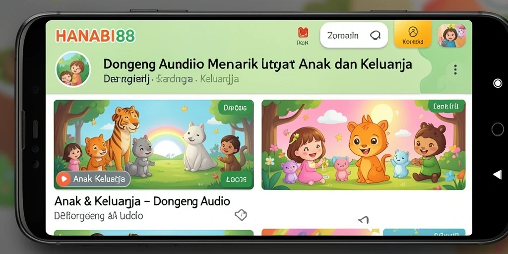 Tampilan antarmuka aplikasi HANABI88 yang ramah dan menarik.