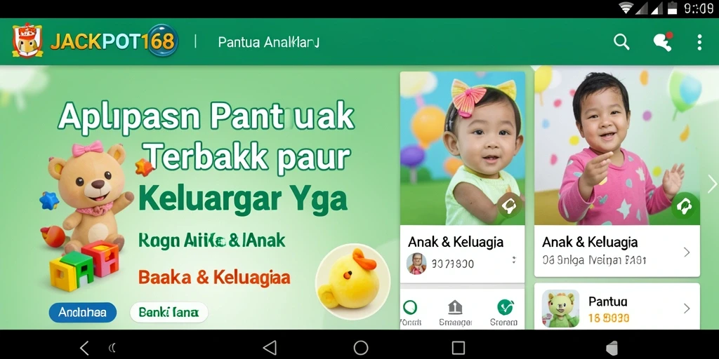 Antarmuka intuitif JACKPOT168 untuk memantau anak dengan mudah.