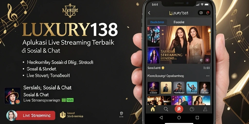 Tampilan antarmuka LUXURY138 yang interaktif dan modern.