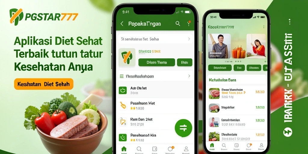 Antarmuka PGSTAR777 yang intuitif untuk diet sehat.